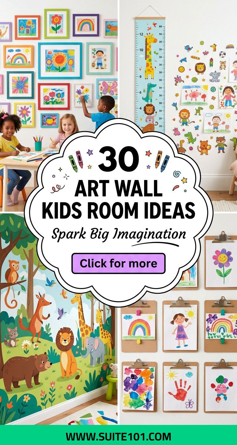30 Art Wall Kids Room Ideas to Spark Creativity Everywhere - 30 Art Wall Kids Room Ideas to Spark Creativity Everywhere