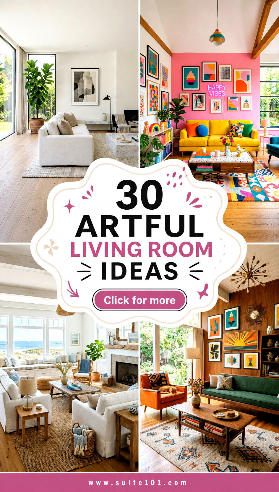 30 Artful Living Room Ideas to Create a Gallery-Like Space - 30 Artful Living Room Ideas to Create a Gallery-Like Space