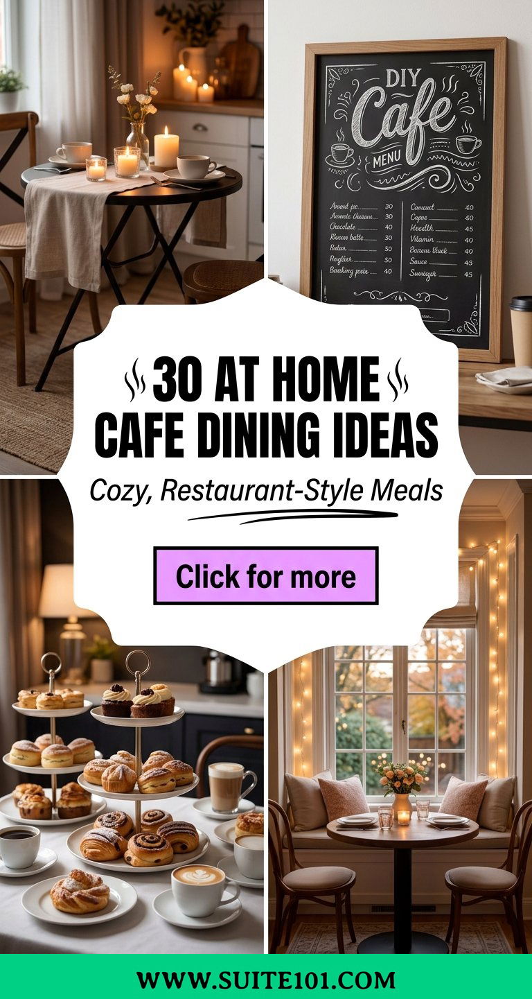 30 At Home Cafe Dining Ideas for Cozy Restaurant-Style Meals - 30 At Home Cafe Dining Ideas for Cozy, Restaurant-Style Meals