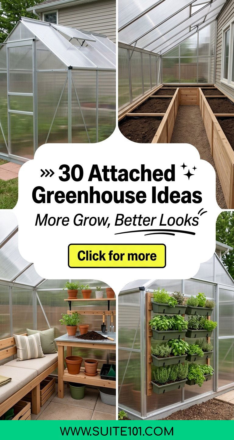 30 Attached Greenhouse Ideas to Grow More and Look Great - 30 Attached Greenhouse Ideas to Grow More and Look Great