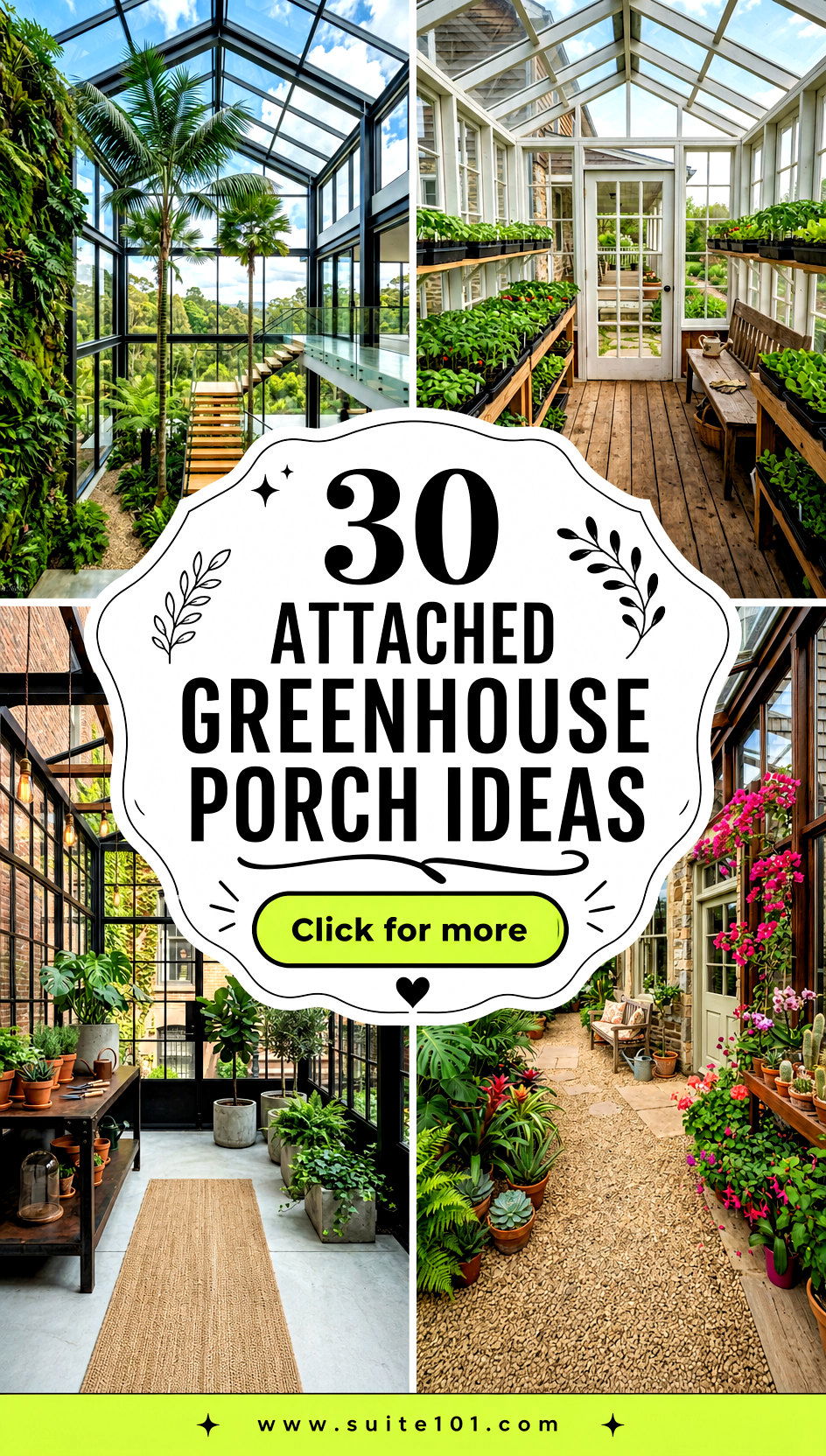30 Attached Greenhouse Porch Ideas for Plants and Porch Comfort - 30 Attached Greenhouse Porch Ideas for Plants and Porch Comfort