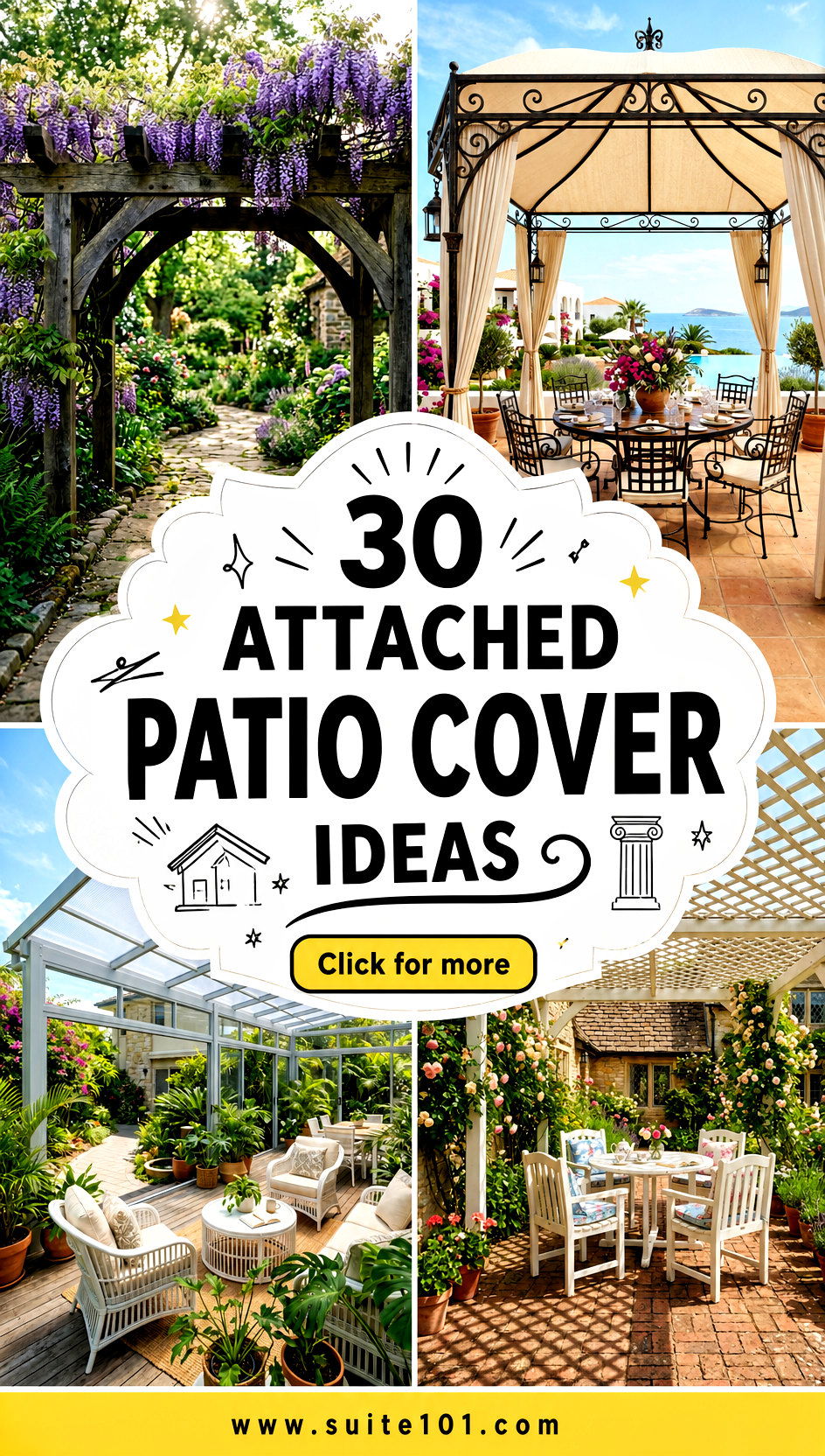 30 Attached Patio Cover Ideas to Shade Protect and Wow - 30 Attached Patio Cover Ideas to Shade, Protect, and Wow