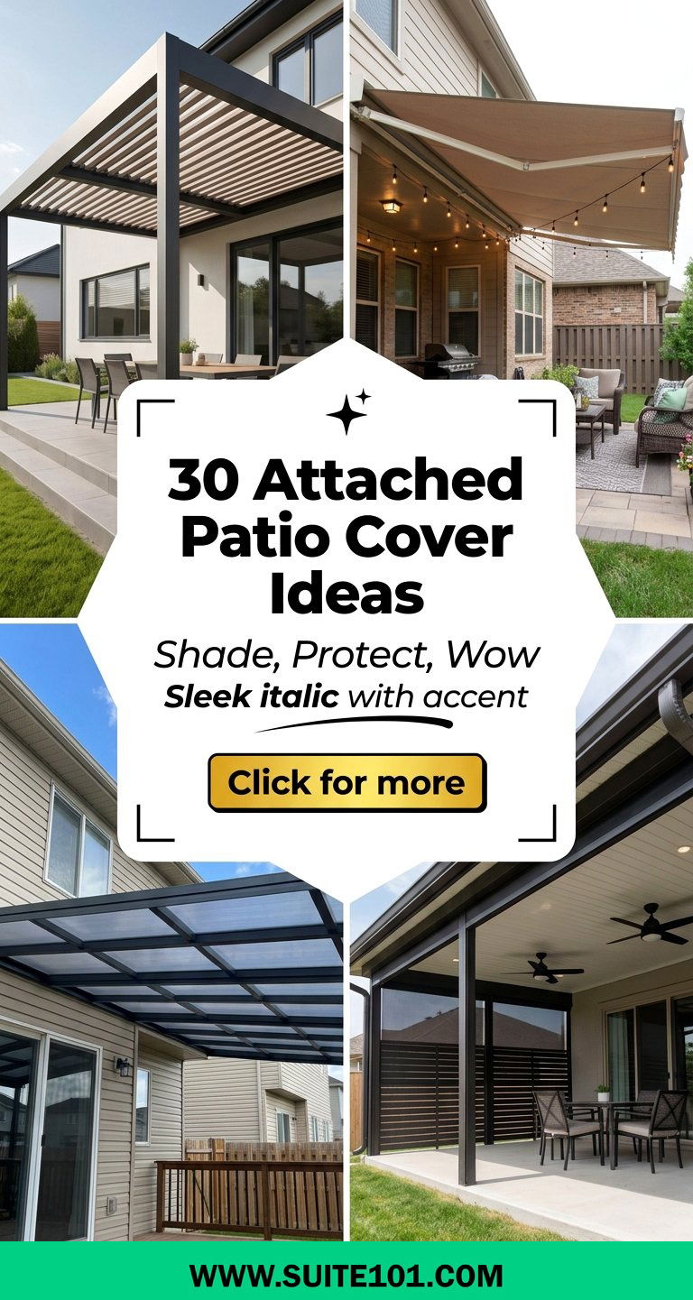 30 Attached Patio Cover Ideas to Shade Protect and Wow - 30 Attached Patio Cover Ideas to Shade, Protect, and Wow