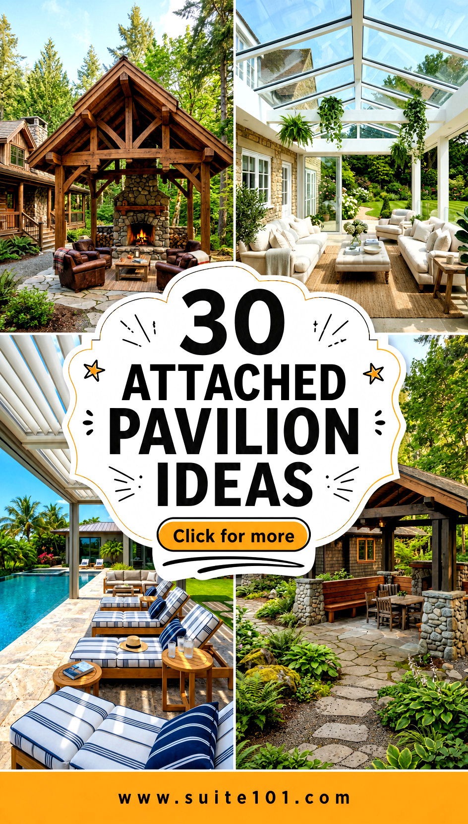 30 Attached Pavilion Ideas for Stylish Outdoor Gatherings - 30 Attached Pavilion Ideas for Stylish Outdoor Gatherings