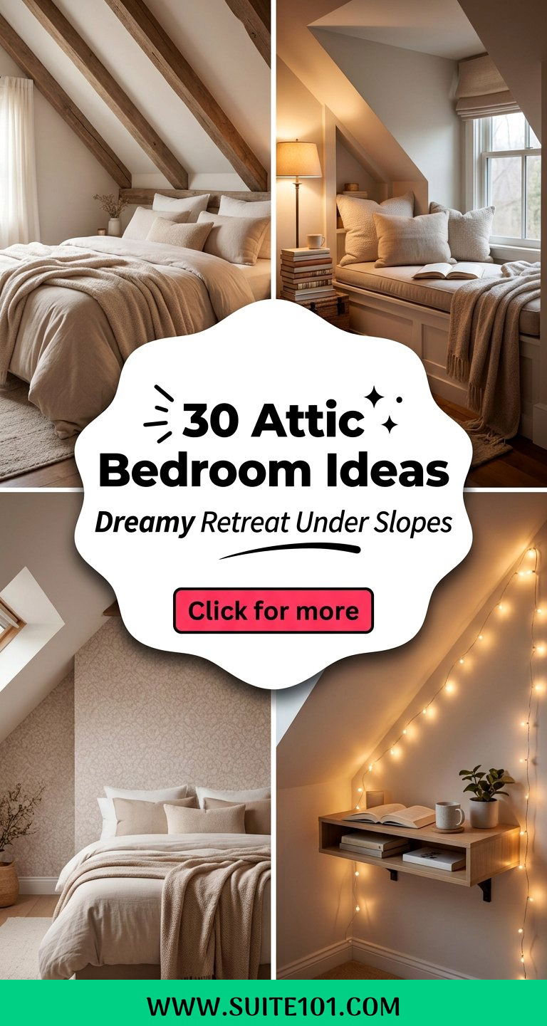 30 Attic Bedroom Ideas for a Dreamy Retreat Under the Slopes - 30 Attic Bedroom Ideas for a Dreamy Retreat Under the Slopes