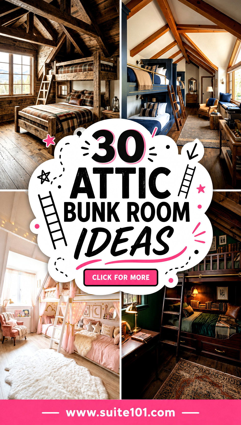 30 Attic Bunk Room Ideas for Sleepovers Storage and Style - 30 Attic Bunk Room Ideas for Sleepovers, Storage, and Style