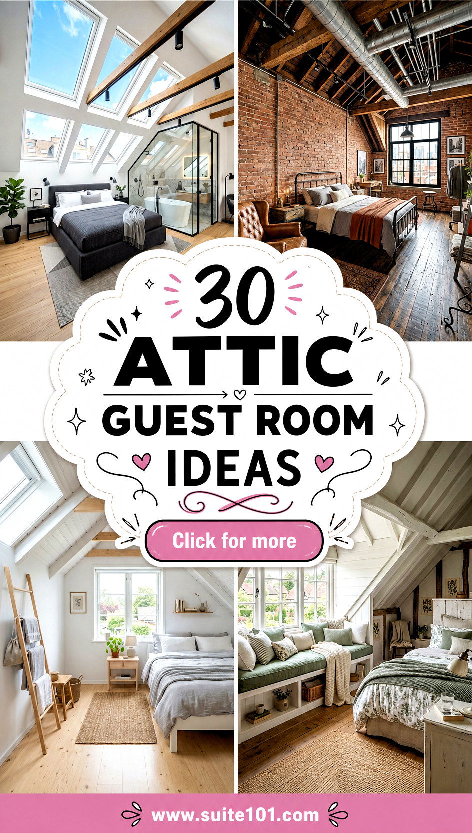 30 Attic Guest Room Ideas for Welcoming Weekend Visitors - 30 Attic Guest Room Ideas for Welcoming Weekend Visitors