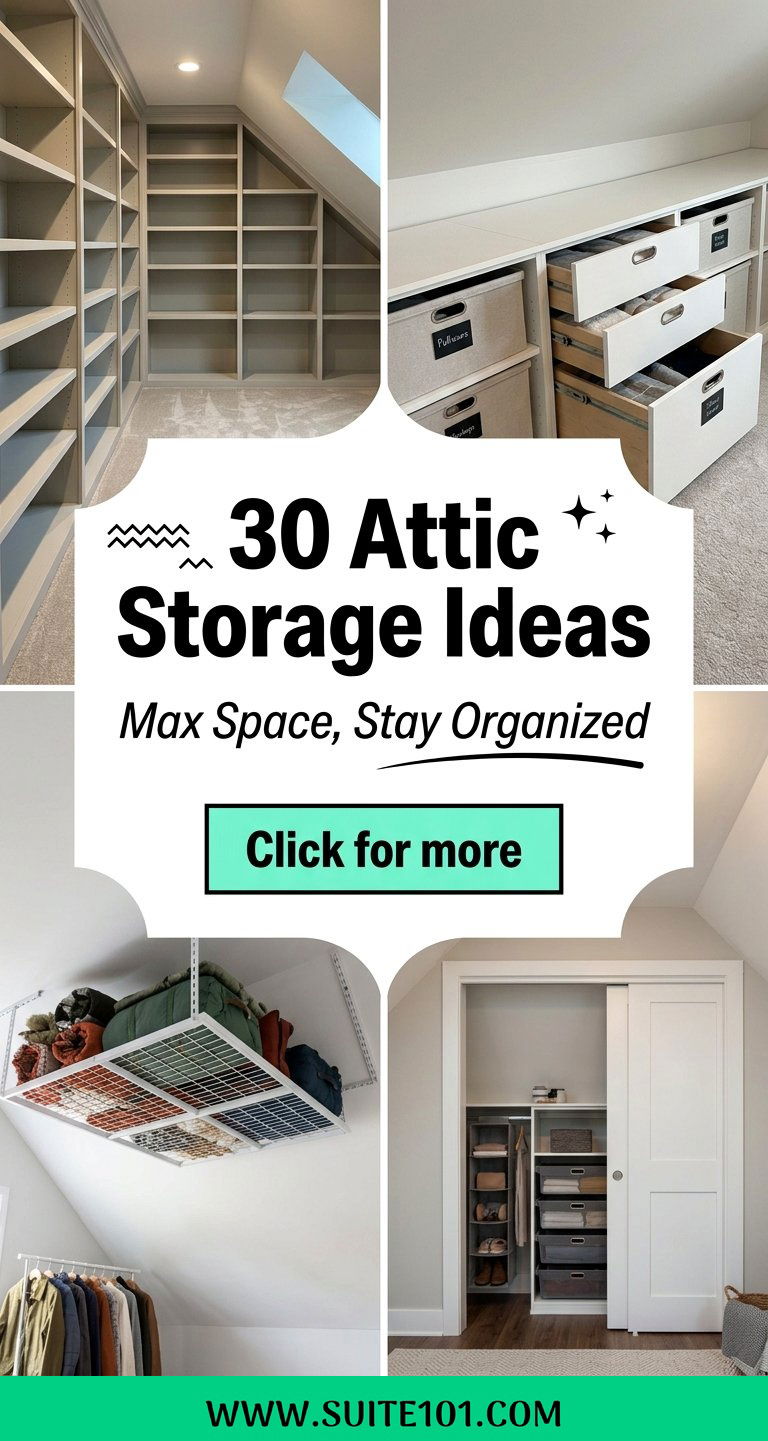 30 Attic Storage Ideas to Maximize Space and Stay Organized - 30 Attic Storage Ideas to Maximize Space and Stay Organized