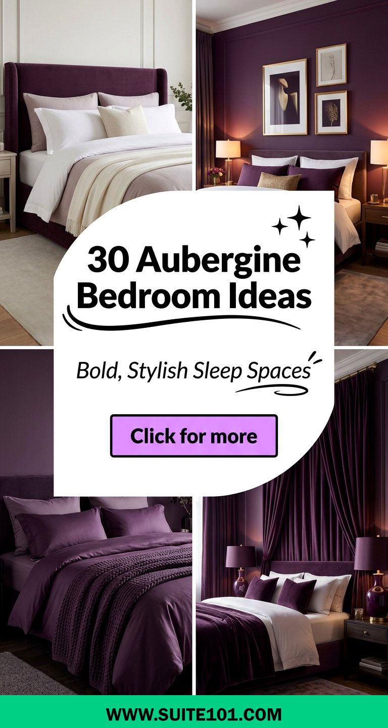 30 Aubergine Bedroom Ideas for Bold Stylish Sleep Spaces - 30 Aubergine Bedroom Ideas for Bold, Stylish Sleep Spaces