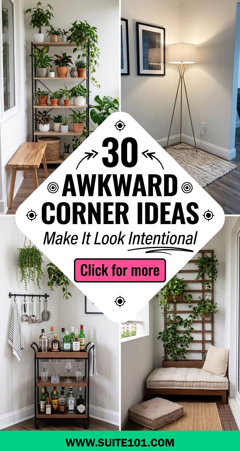 30 Awkward Corner Ideas to Make Every Spot Look Intentional - 30 Awkward Corner Ideas to Make Every Spot Look Intentional