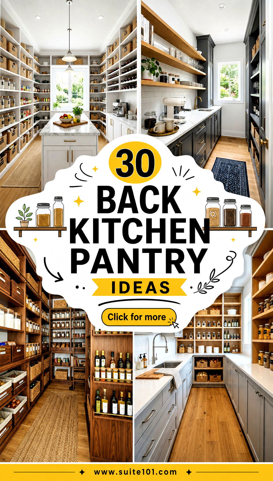 30 Back Kitchen Pantry Ideas to Maximize Storage Beautifully - 30 Back Kitchen Pantry Ideas to Maximize Storage Beautifully