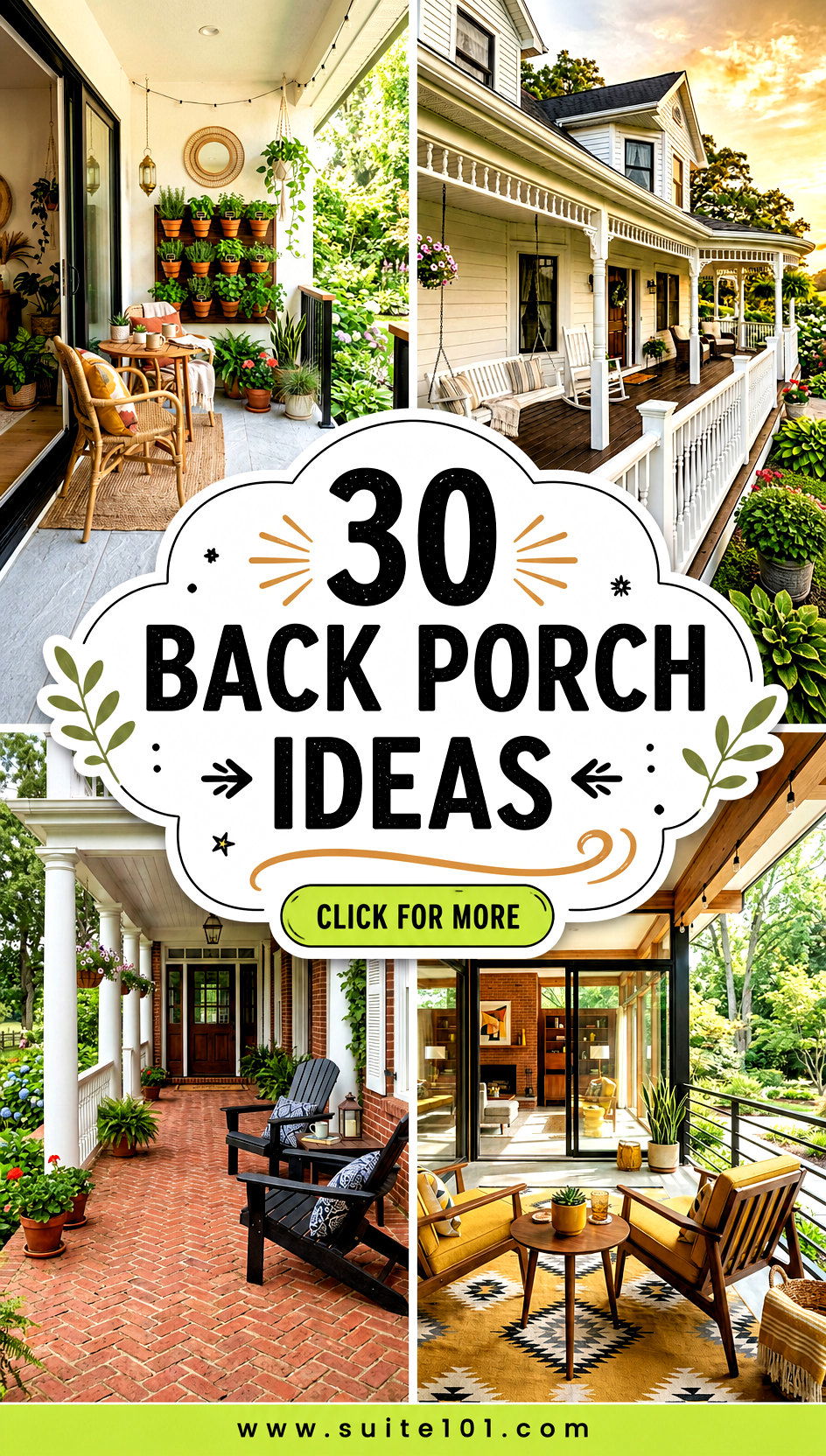 30 Back Porch Ideas to Upgrade Comfort Style and Flow - 30 Back Porch Ideas to Upgrade Comfort, Style, and Flow
