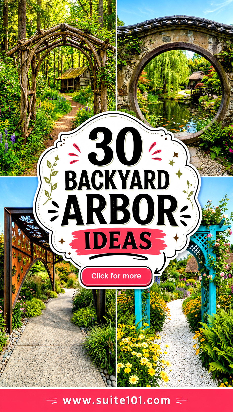30 Backyard Arbor Ideas to Add Charm to Any Garden Path - 30 Backyard Arbor Ideas to Add Charm to Any Garden Path