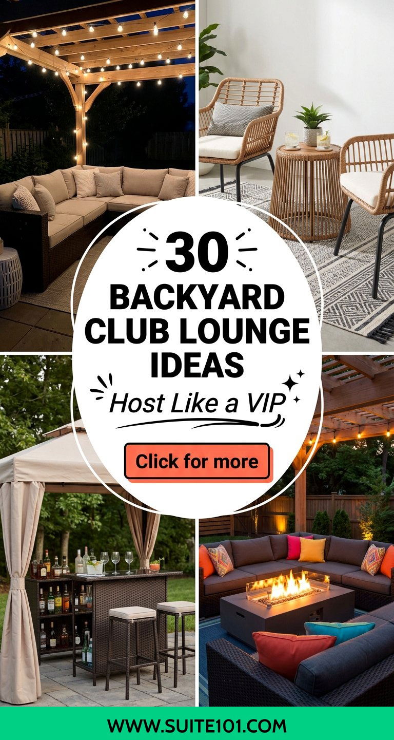 30 Backyard Club Lounge Ideas for Hosting Big Chill Vibes - 30 Backyard Club Lounge Ideas for Hosting Big Chill Vibes