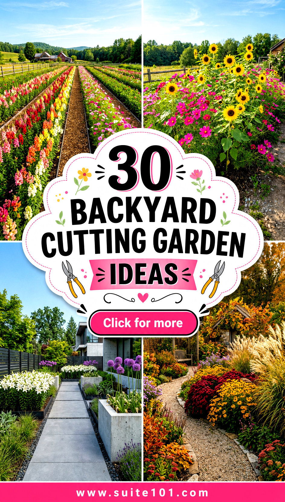 30 Backyard Cutting Garden Ideas for Endless Fresh Blooms - 30 Backyard Cutting Garden Ideas for Endless Fresh Blooms