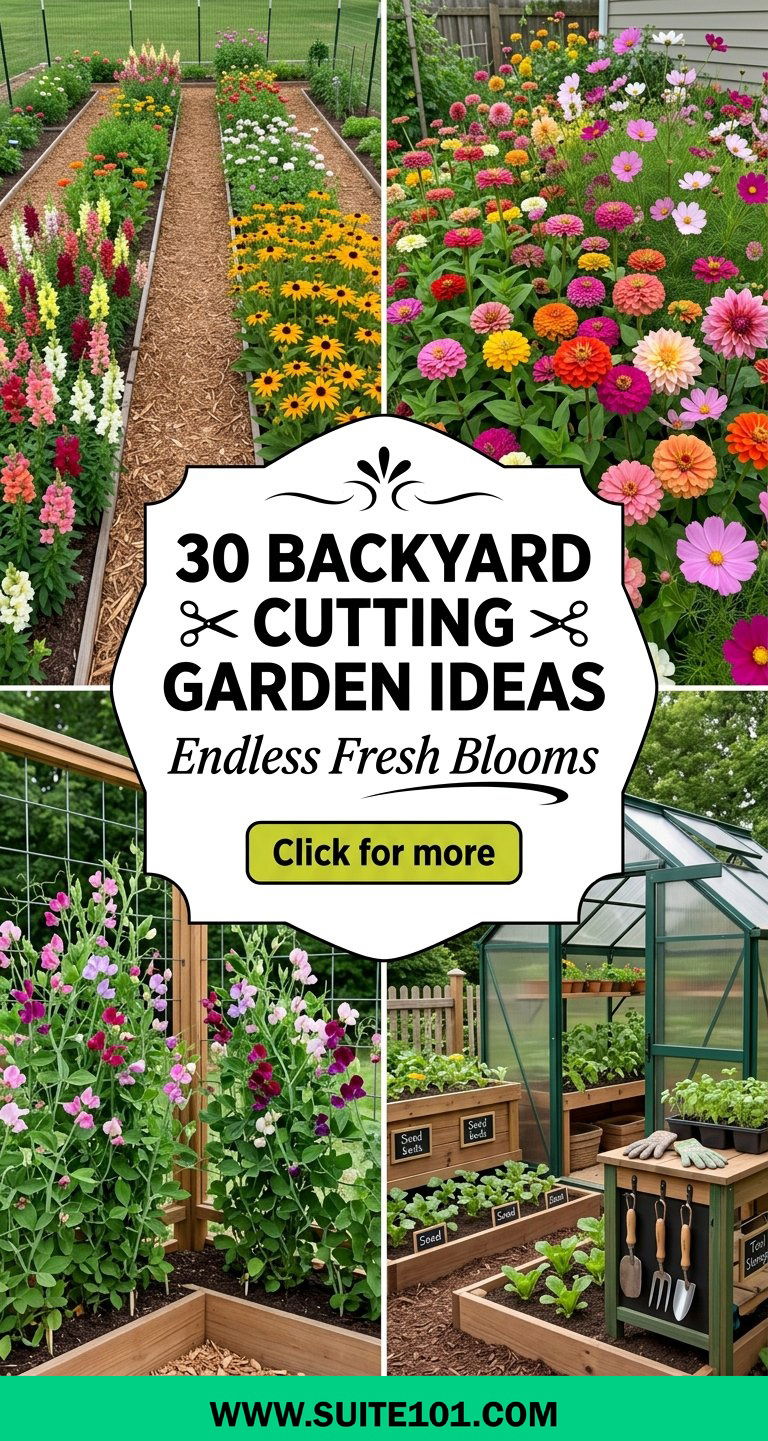 30 Backyard Cutting Garden Ideas for Endless Fresh Blooms - 30 Backyard Cutting Garden Ideas for Endless Fresh Blooms