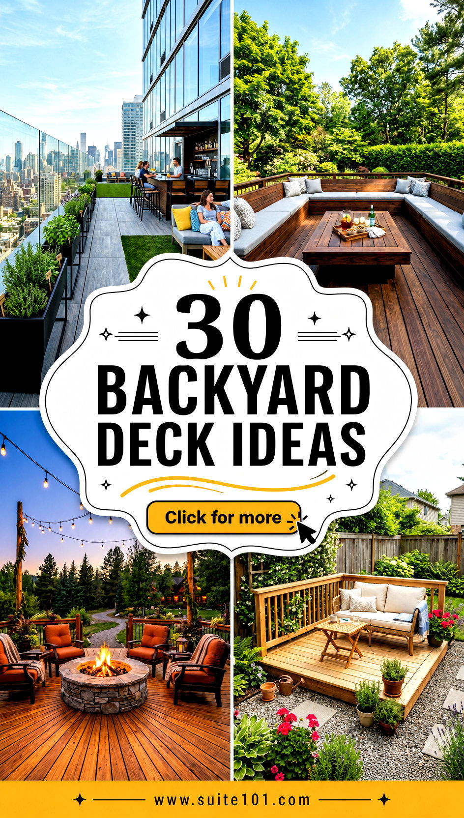 30 Backyard Deck Ideas for Outdoor Living That Wows - 30 Backyard Deck Ideas for Outdoor Living That Wows
