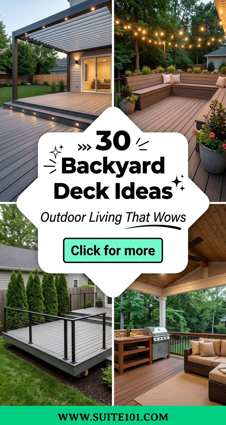 30 Backyard Deck Ideas for Outdoor Living That Wows - 30 Backyard Deck Ideas for Outdoor Living That Wows