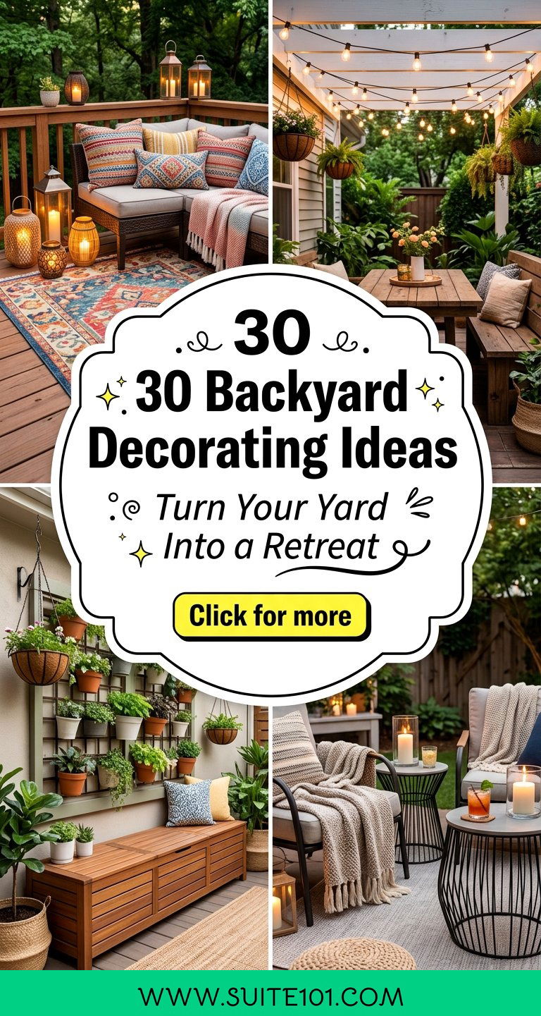 30 Backyard Decorating Ideas That Turn Your Yard Into a Retreat - 30 Backyard Decorating Ideas That Turn Your Yard Into a Retreat