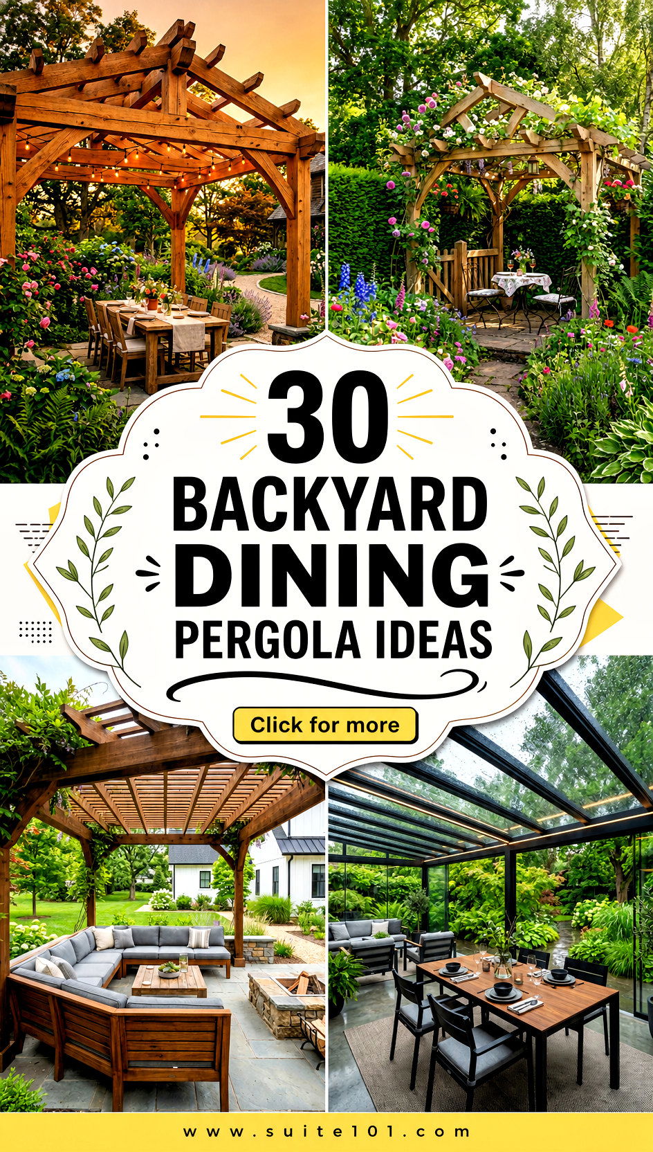 30 Backyard Dining Pergola Ideas for Shade and Style Outdoors - 30 Backyard Dining Pergola Ideas for Shade and Style Outdoors