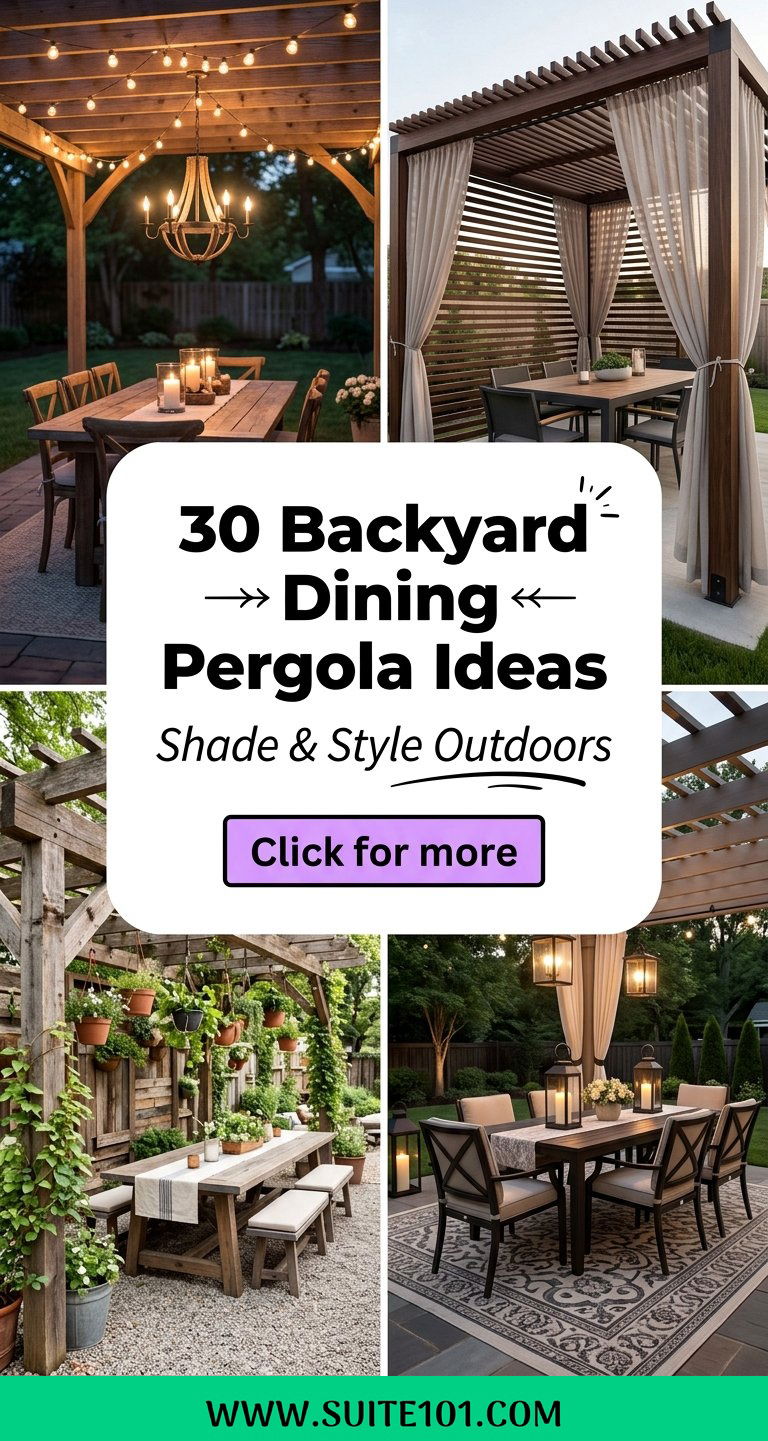 30 Backyard Dining Pergola Ideas for Shade and Style Outdoors - 30 Backyard Dining Pergola Ideas for Shade and Style Outdoors