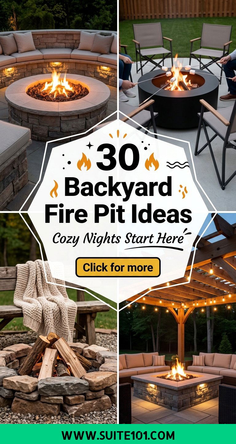 30 Backyard Fire Pit Ideas for Cozy Nights and Easy Gatherings - 30 Backyard Fire Pit Ideas for Cozy Nights and Easy Gatherings