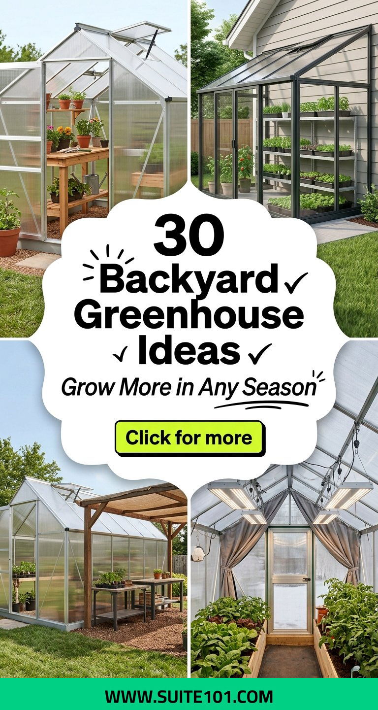 30 Backyard Greenhouse Ideas to Grow More in Any Season - 30 Backyard Greenhouse Ideas to Grow More in Any Season