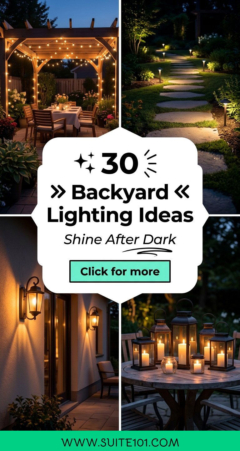 30 Backyard Lighting Ideas to Make Your Space Shine After Dark - 30 Backyard Lighting Ideas to Make Your Space Shine After Dark