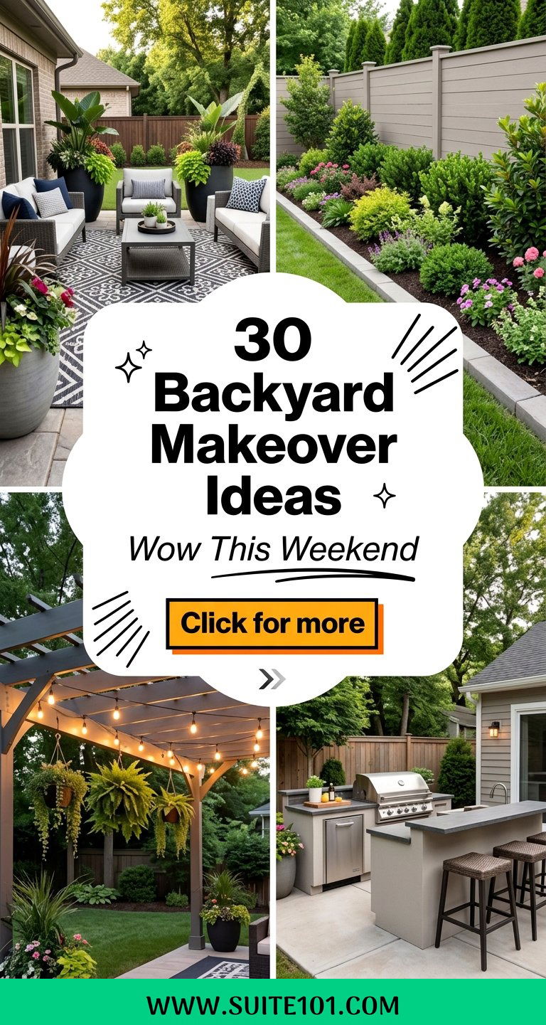 30 Backyard Makeover Ideas for a Wow Transformation This Weekend - 30 Backyard Makeover Ideas for a Wow Transformation This Weekend