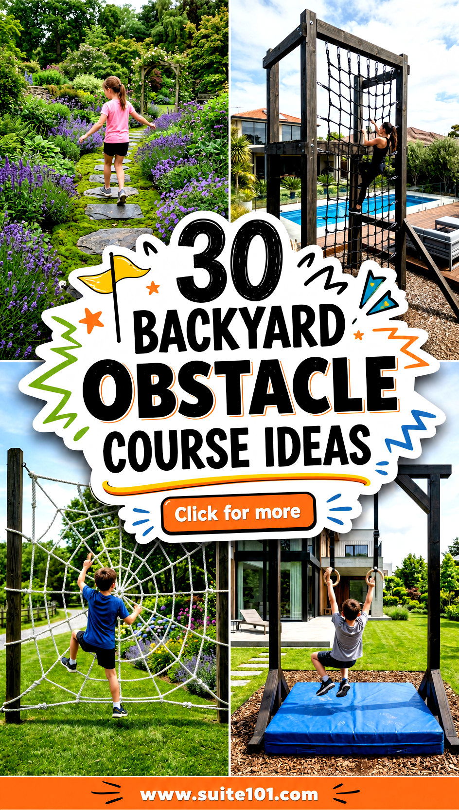 30 Backyard Obstacle Course Ideas to Keep Kids Active All Summer - 30 Backyard Obstacle Course Ideas to Keep Kids Active All Summer