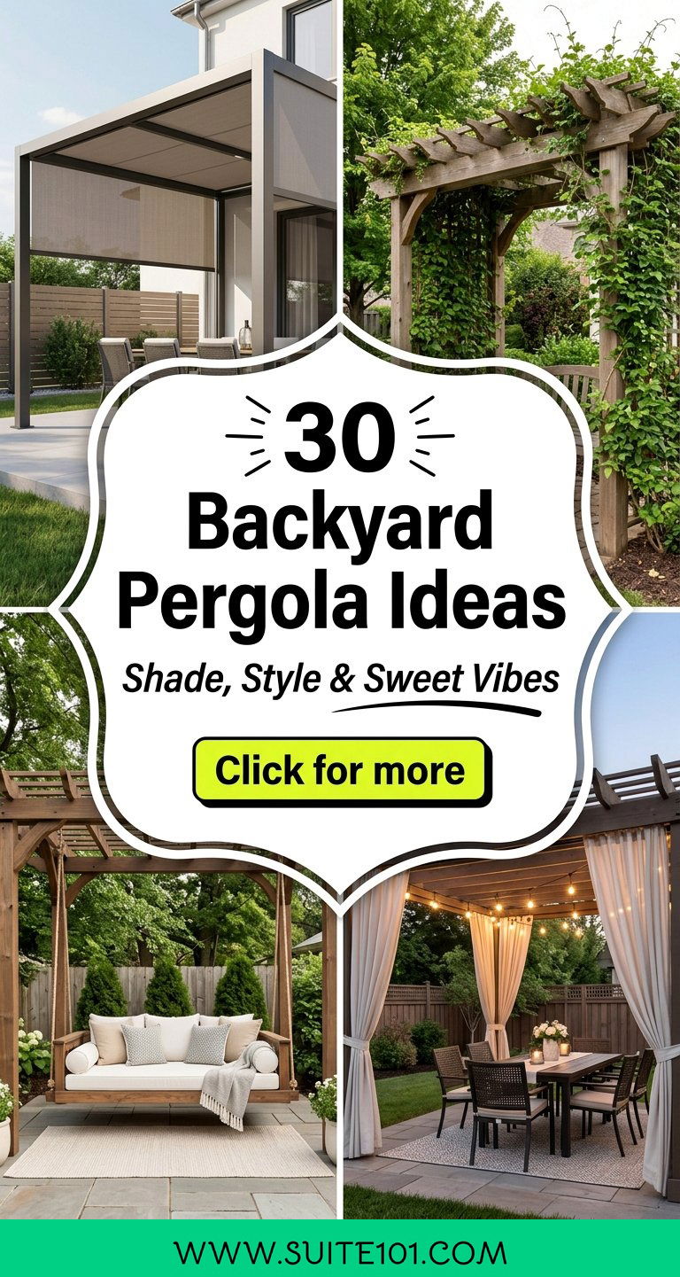 30 Backyard Pergola Ideas for Shade Style and Sweet Vibes - 30 Backyard Pergola Ideas for Shade, Style, and Sweet Vibes