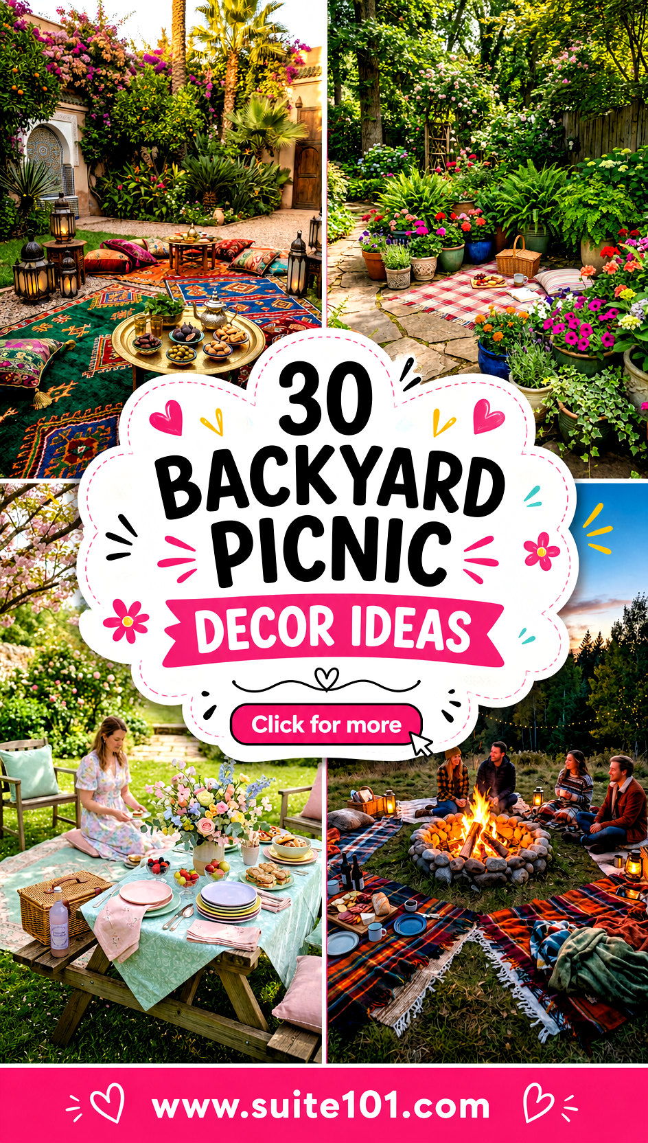 30 Backyard Picnic Decor Ideas to Make Every Meal Insta-Worthy - 30 Backyard Picnic Decor Ideas to Make Every Meal Insta-Worthy