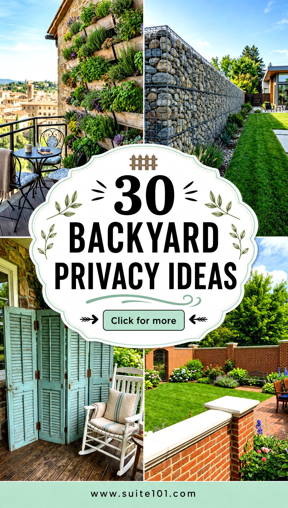 30 Backyard Privacy Ideas for a More Secluded Relaxing Yard - 30 Backyard Privacy Ideas for a More Secluded, Relaxing Yard