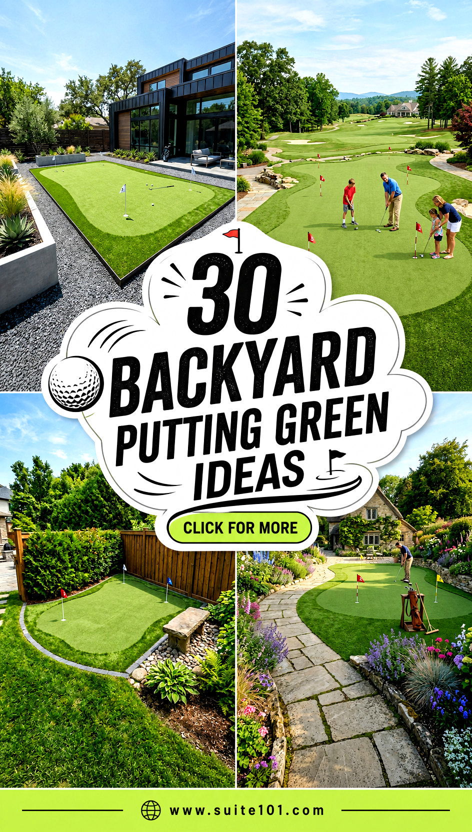 30 Backyard Putting Green Ideas to Perfect Your Swing at Home - 30 Backyard Putting Green Ideas to Perfect Your Swing at Home