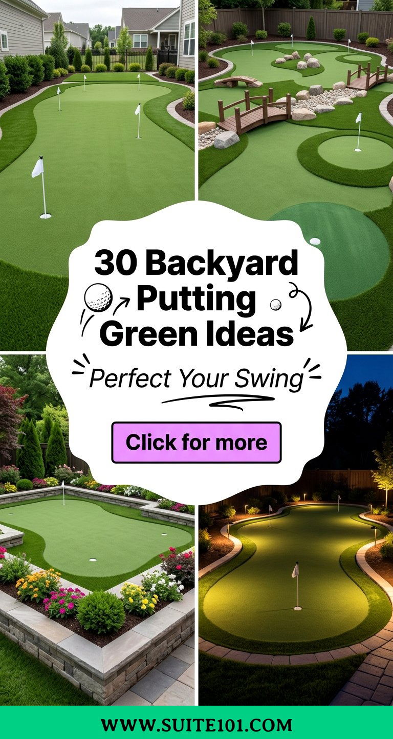 30 Backyard Putting Green Ideas to Perfect Your Swing at Home - 30 Backyard Putting Green Ideas to Perfect Your Swing at Home