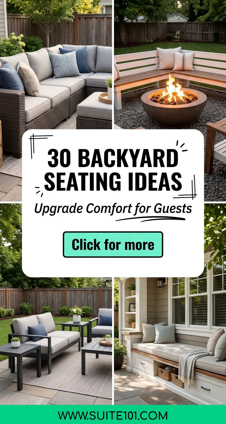 30 Backyard Seating Ideas to Upgrade Comfort for Every Guest - 30 Backyard Seating Ideas to Upgrade Comfort for Every Guest