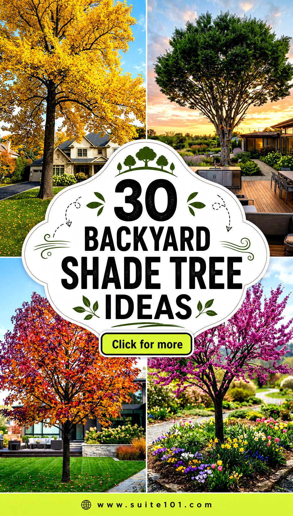 30 Backyard Shade Tree Ideas to Create Cool Summer Comfort - 30 Backyard Shade Tree Ideas to Create Cool Summer Comfort