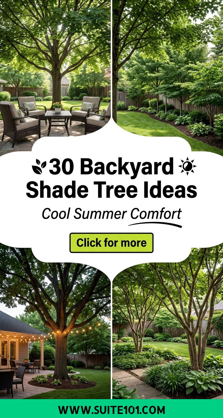 30 Backyard Shade Tree Ideas to Create Cool Summer Comfort - 30 Backyard Shade Tree Ideas to Create Cool Summer Comfort