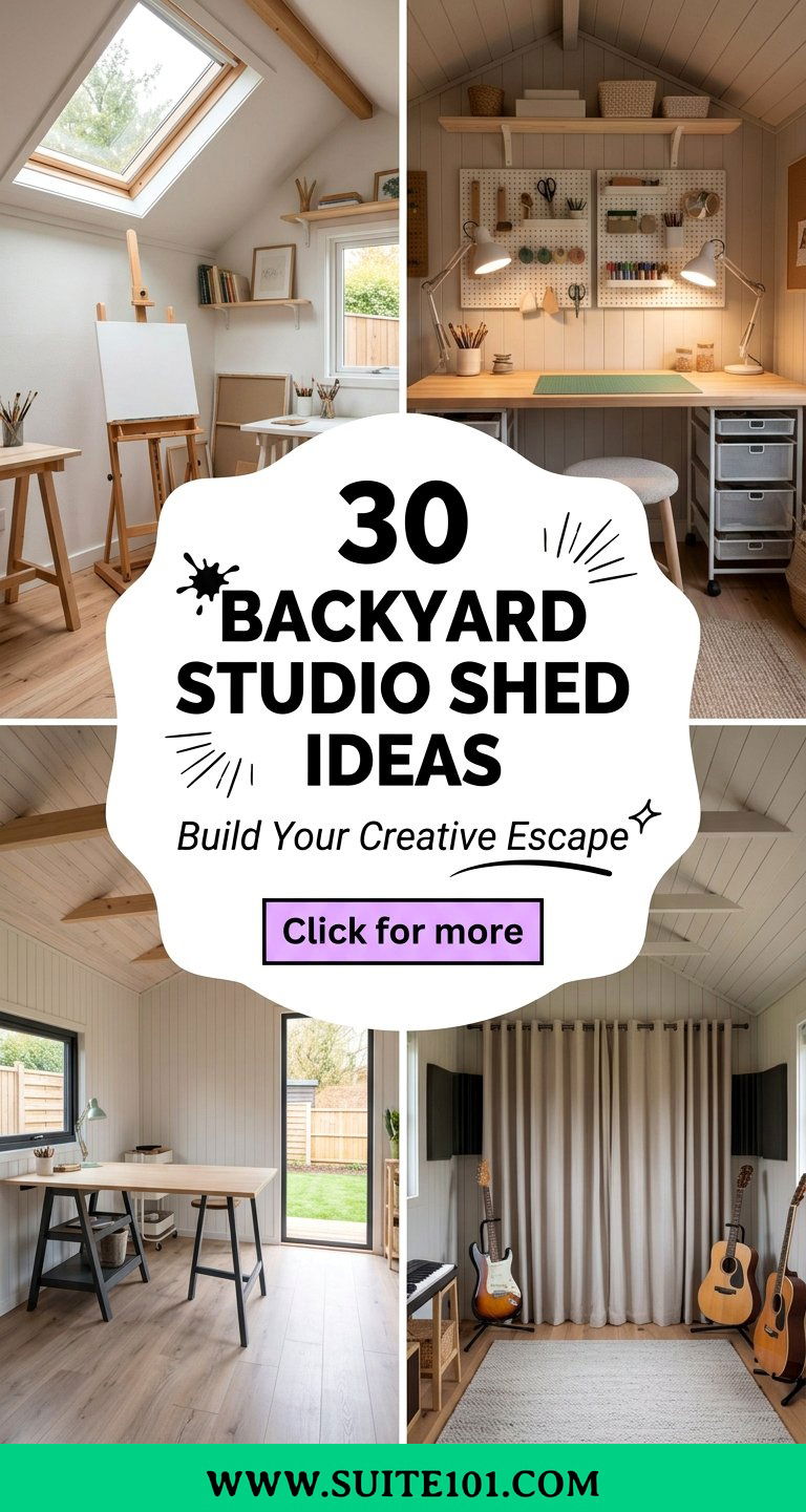 30 Backyard Studio Shed Ideas to Build Your Creative Escape - 30 Backyard Studio Shed Ideas to Build Your Creative Escape