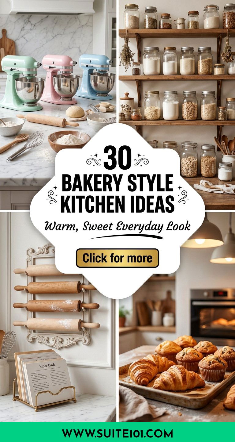 30 Bakery Style Kitchen Ideas for a Warm Sweet Everyday Look - 30 Bakery Style Kitchen Ideas for a Warm, Sweet Everyday Look