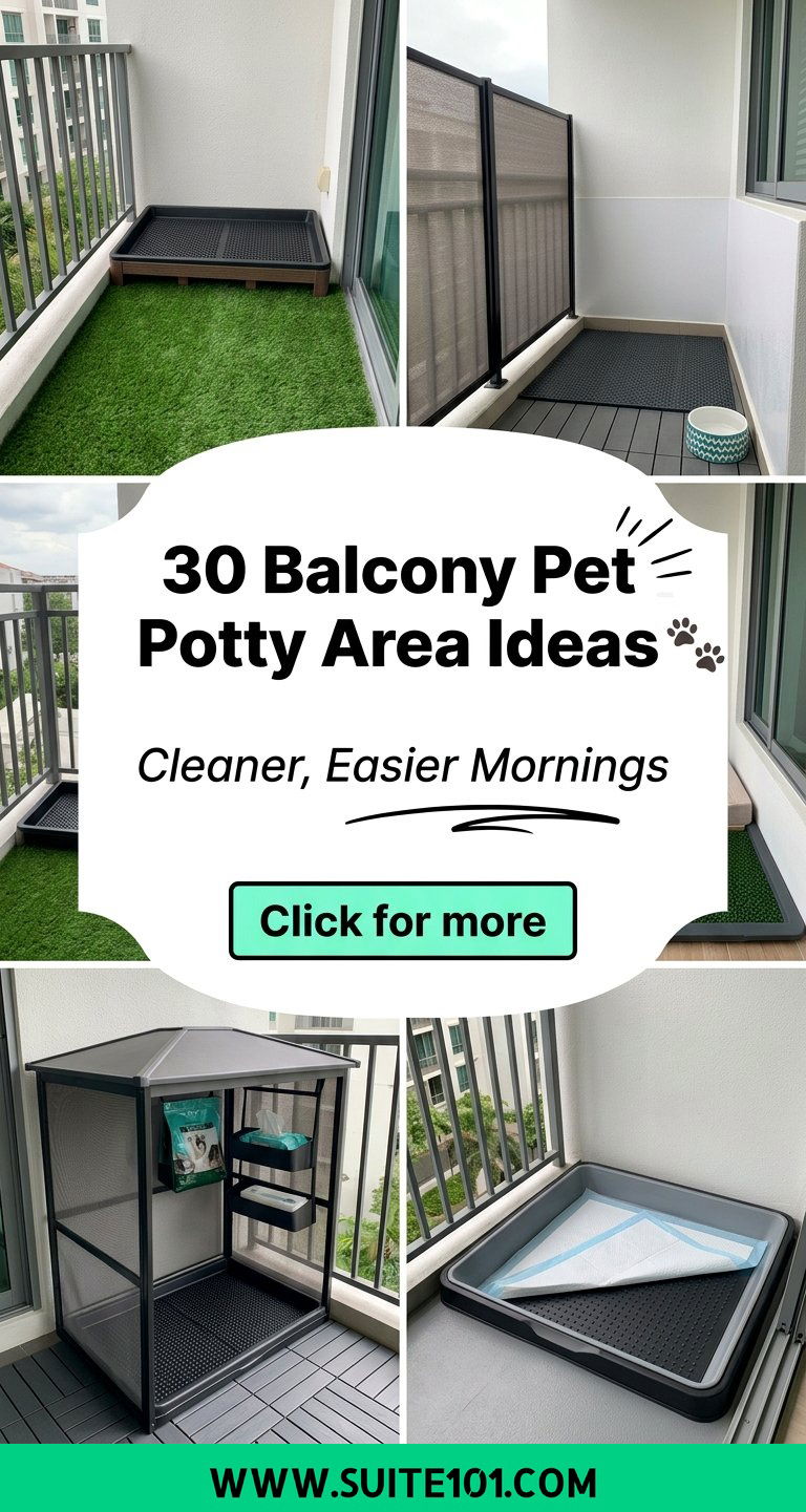 30 Balcony Pet Potty Area Ideas for Cleaner Easier Mornings - 30 Balcony Pet Potty Area Ideas for Cleaner, Easier Mornings