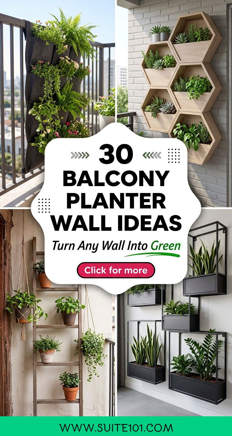 30 Balcony Planter Wall Ideas to Turn Any Wall Into Green - 30 Balcony Planter Wall Ideas to Turn Any Wall Into Green