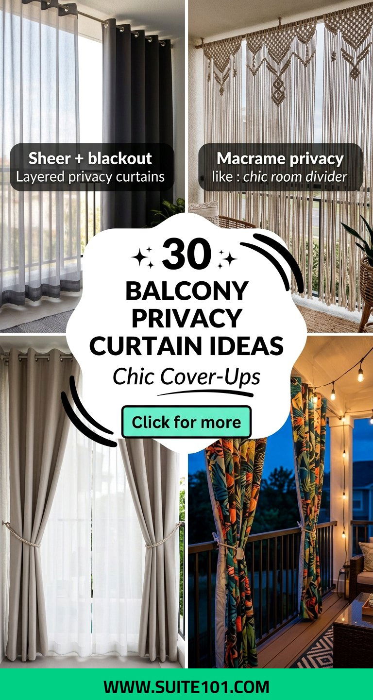 30 Balcony Privacy Curtain Ideas Aesthetic Chic Cover-Ups - 30 Balcony Privacy Curtain Ideas Aesthetic: Chic Cover-Ups