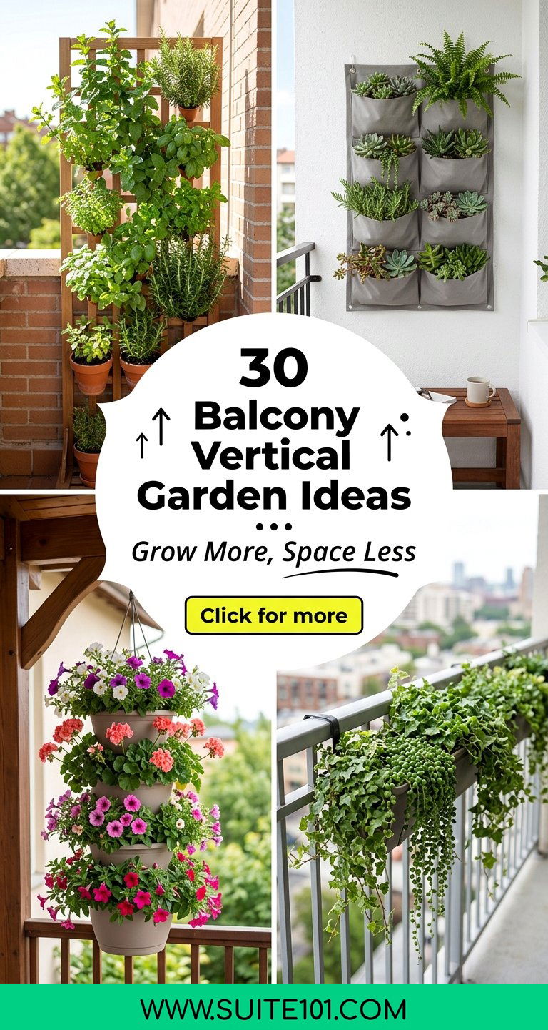 30 Balcony Vertical Garden Ideas to Maximize Small Space - 30 Balcony Vertical Garden Ideas to Maximize Small Space