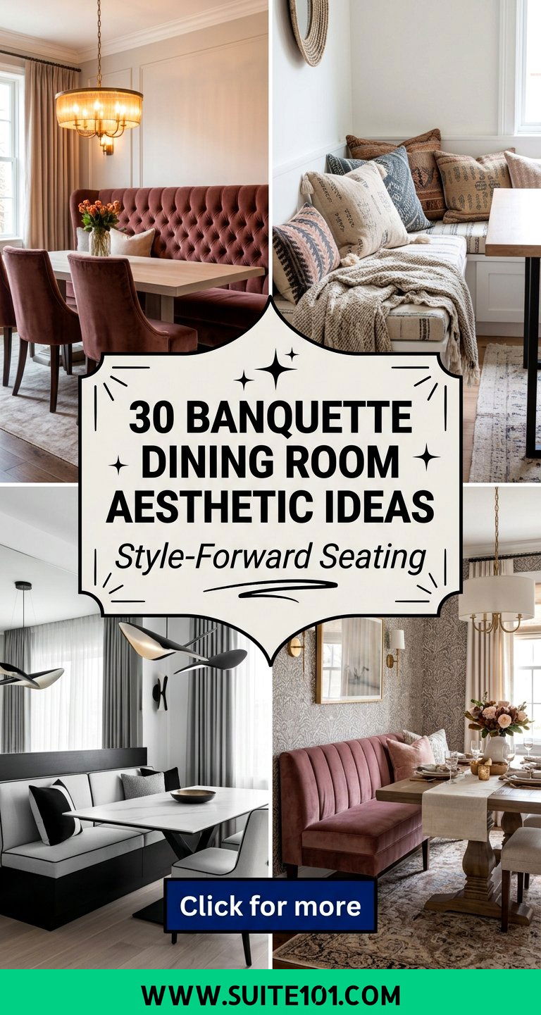 30 Banquette Dining Room Aesthetic Ideas Style-Forward Seating - 30 Banquette Dining Room Aesthetic Ideas: Style-Forward Seating