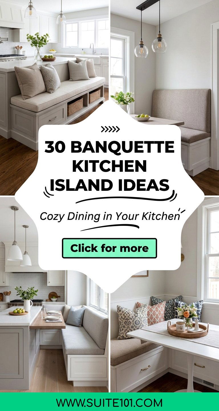 30 Banquette Kitchen Island Ideas Cozy Dining in Your Kitchen - 30 Banquette Kitchen Island Ideas: Cozy Dining in Your Kitchen