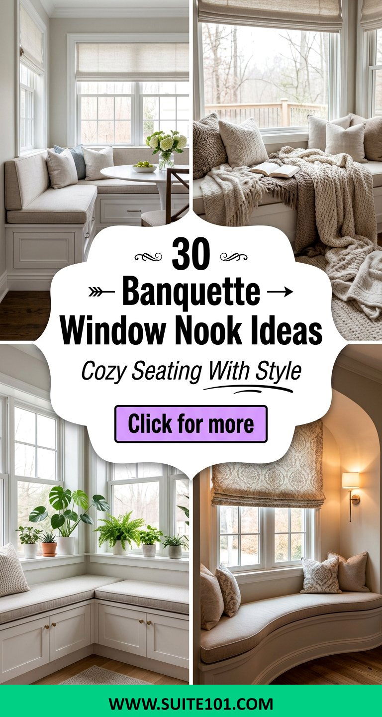 30 Banquette Window Nook Ideas Cozy Seating With Style - 30 Banquette Window Nook Ideas: Cozy Seating With Style