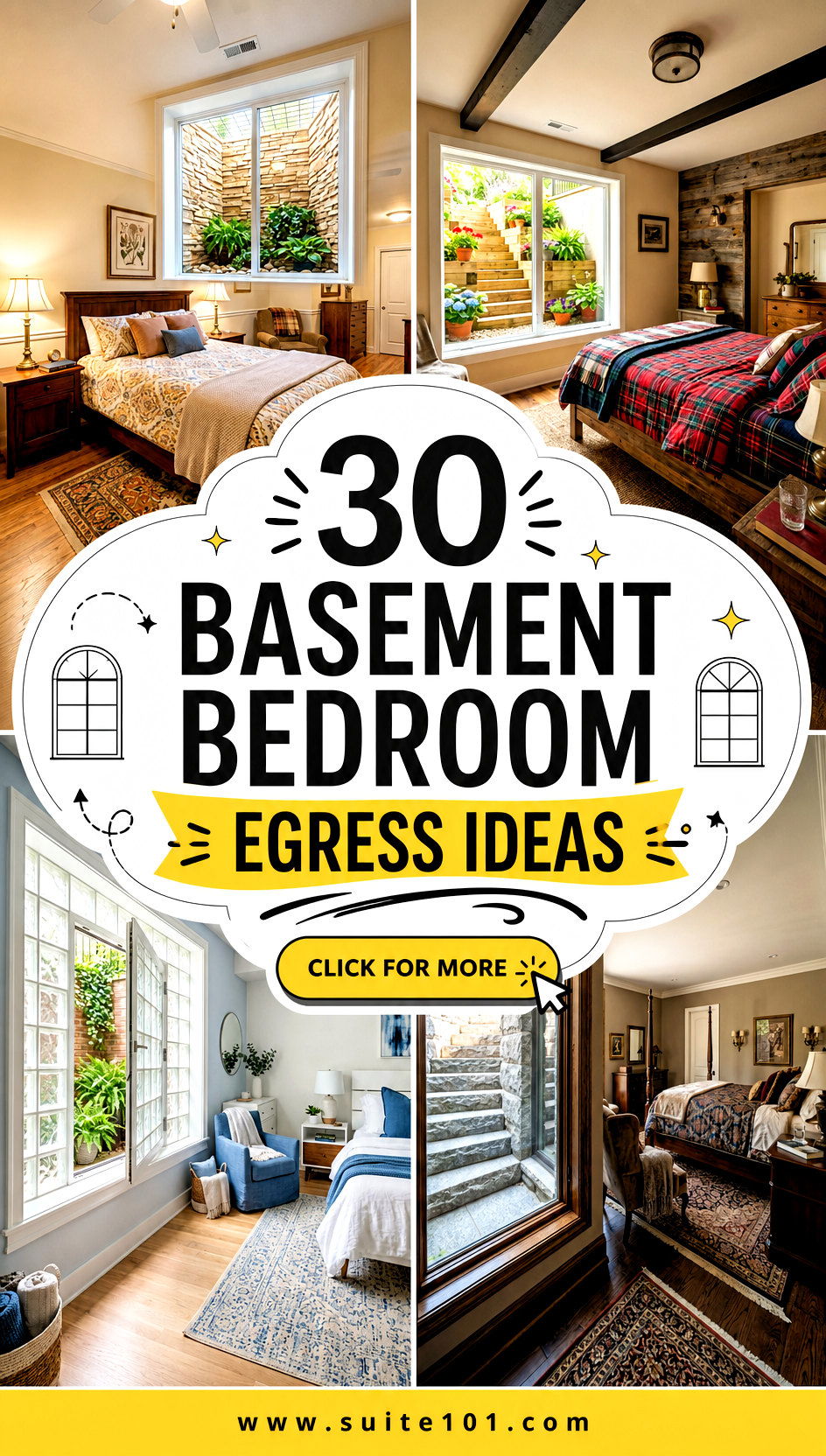 30 Basement Bedroom Egress Ideas Meet Code and Style Easily - 30 Basement Bedroom Egress Ideas: Meet Code and Style Easily