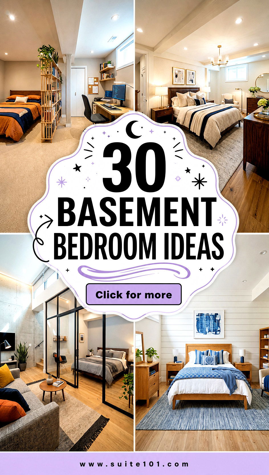 30 Basement Bedroom Ideas Sleep Well With Smart Design - 30 Basement Bedroom Ideas: Sleep Well With Smart Design