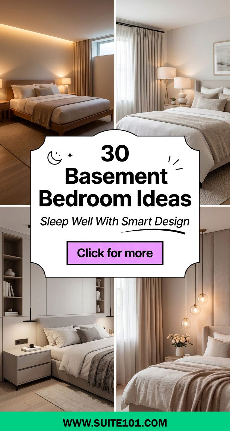 30 Basement Bedroom Ideas Sleep Well With Smart Design - 30 Basement Bedroom Ideas: Sleep Well With Smart Design